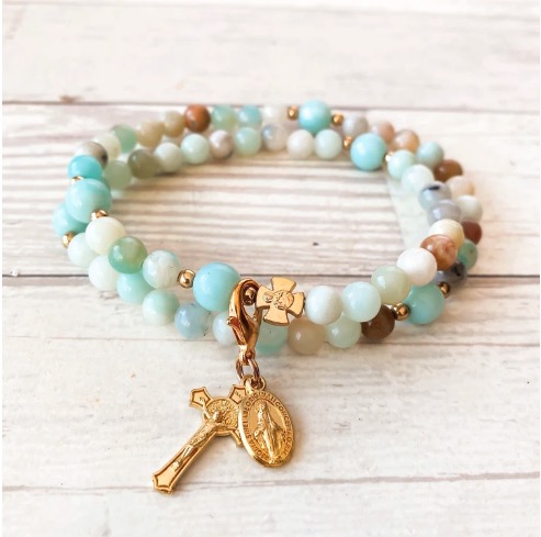 Gianna rosary bracelet
