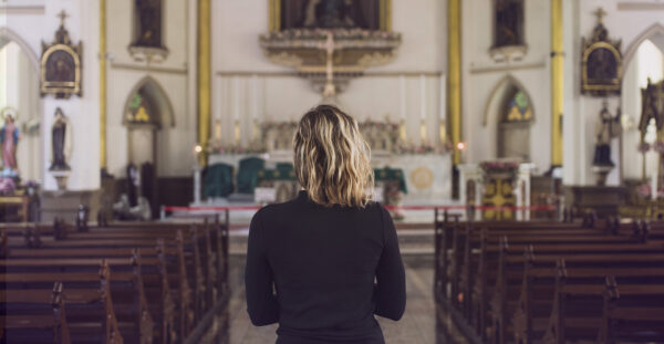 woman praying